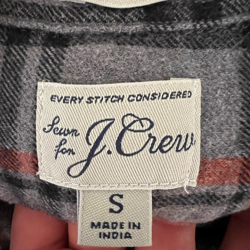 Mens Jcrew Light weight flannel